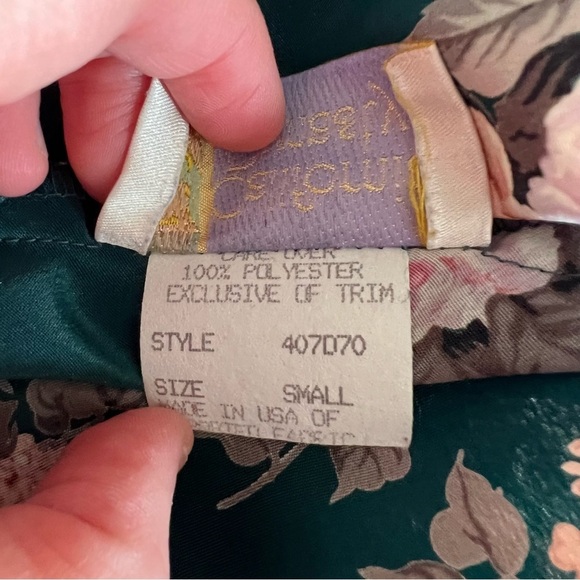 Vintage California Dynasty Floral Maxi Slip Dress - Picture 8 of 8